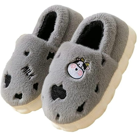 PIKADINGNIS Cute Cow Print House Slippers for Women Men Soft Cozy Furry Fluffy Fur Wrap Heel Indoor Shoes
PIKADINGNIS Cute Cow Print House Slippers for Women Men Soft Cozy Furry Fluffy Fur Wrap Heel Indoor Shoes