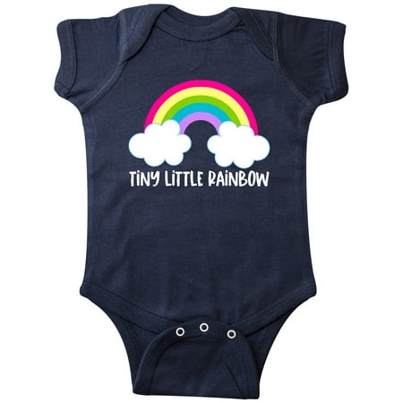 Inktastic Baby Tiny Little Rainbow Gift Baby Boy or Baby Girl Bodysuit