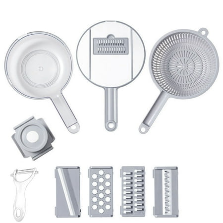 HUAQUE 1 Set Grater Drain Storage Vegetable Cutter Hand Guard Design Multifunctional Veggie Chopper Vegetable Grater
HUAQUE 1 Set Grater Drain Storage Vegetable Cutter Hand Guard Design Multifunctional Veggie Chopper Vegetable Grater