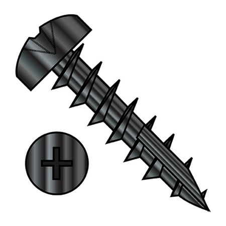 6-13X1/2 Phillips Pan Deep Thread Screw Type 17 point Full Thread Black Oxide and Oil (Pack Qty 10 000) BC-0608DPP17B
6-13X1/2 Phillips Pan Deep Thread Screw Type 17 point Full Thread Black Oxide and Oil (Pack Qty 10 000) BC-0608DPP17B