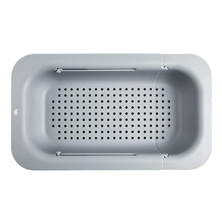 Expandable Colander Strainer over the Sink Retractable Kitchen Sink Basket to Wash Food Strainers to Drain Pasta Grey
Expandable Colander Strainer over the Sink Retractable Kitchen Sink Basket to Wash Food Strainers to Drain Pasta Grey