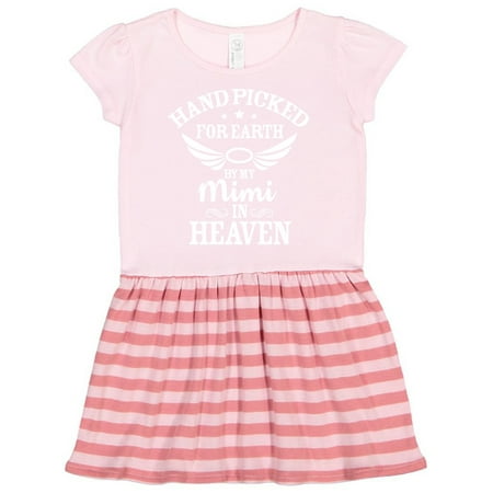 Inktastic Handpicked for Earth By My Mimi in Heaven with Angel Wings Gift Toddler Girl Dress 
Inktastic Handpicked for Earth By My Mimi in Heaven with Angel Wings Gift Toddler Girl Dress