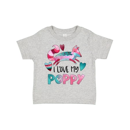 Inktastic I Love My Poppy Pink and Blue Fox with Hearts Boys or Girls Toddler T-Shirt
Inktastic I Love My Poppy Pink and Blue Fox with Hearts Boys or Girls Toddler T-Shirt