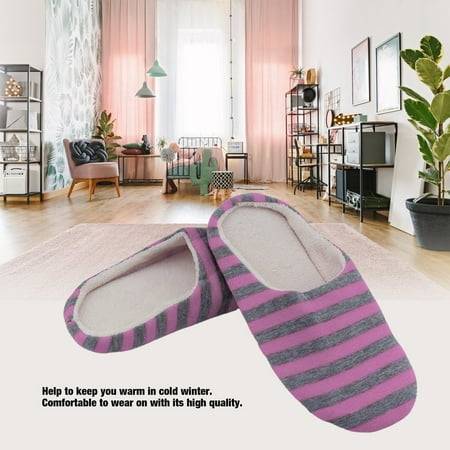 Striped Cloth Bottom Universal Couple Lovers Women Men Winter Warm Slippers Indoor Floor Shoes Non Slipping Home Shoes
Striped Cloth Bottom Universal Couple Lovers Women Men Winter Warm Slippers Indoor Floor Shoes Non Slipping Home Shoes