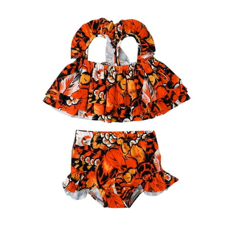 Toddler Kid Baby Girl Vest Ruffle Print Swimwear+Swimming Trunks Two-Piece Set 
Toddler Kid Baby Girl Vest Ruffle Print Swimwear+Swimming Trunks Two-Piece Set