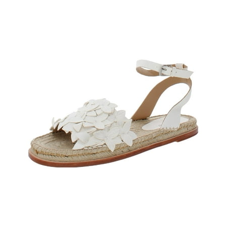 Pour La Victoire Womens Leather Ankle Strap Espadrilles