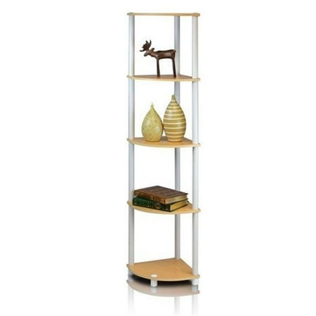 Turn-N-Tube 5 Tier Corner Display Rack Multipurpose Shelving Unit Beech & White - 57.7 x 11.6 x 11.6 in.
Turn-N-Tube 5 Tier Corner Display Rack Multipurpose Shelving Unit Beech & White - 57.7 x 11.6 x 11.6 in.