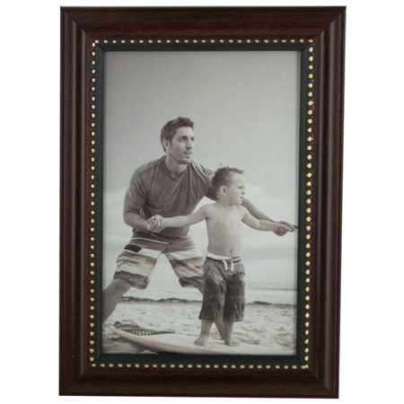Dark Wood Look Photo Frame, 6 Count