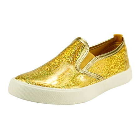 The Doll Maker Girl s Multicolored Glitter Metallic Slip-on Sneaker (Little Kid/Big Kid) - TD193012A-10
The Doll Maker Girl s Multicolored Glitter Metallic Slip-on Sneaker (Little Kid/Big Kid) - TD193012A-10