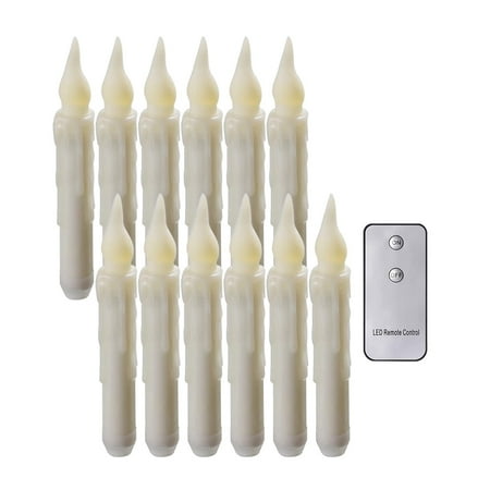 Aousin LED Candle Lamp Battery Operated Taper for Birthday Supplies (12pcs Warm White)
Aousin LED Candle Lamp Battery Operated Taper for Birthday Supplies (12pcs Warm White)