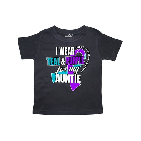 Inktastic Suicide Prevention I Wear Teal and Purple for My Auntie Gift Toddler Boy or Toddler Girl T-Shirt
Inktastic Suicide Prevention I Wear Teal and Purple for My Auntie Gift Toddler Boy or Toddler Girl T-Shirt
