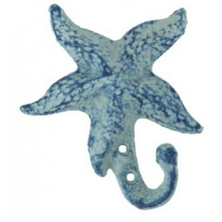 Iron Starfish Hook Set of 2 Light Blue
