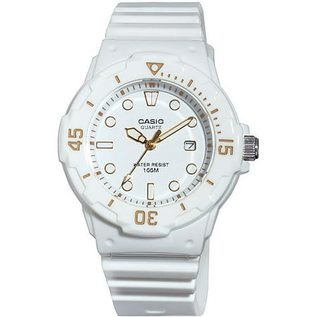 casio watch white strap