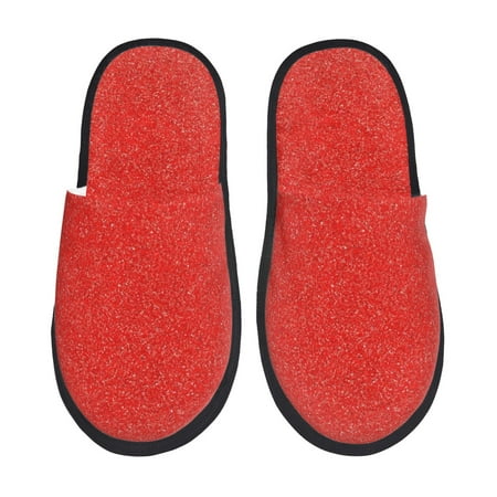 Sigee Red Glitter for Cozy Furry Slippers Super Soft Indoor and Outdoor Use Non-Slip Sole Slip On House Slippers-Medium
Sigee Red Glitter for Cozy Furry Slippers Super Soft Indoor and Outdoor Use Non-Slip Sole Slip On House Slippers-Medium