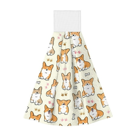 Wukai Cartoon Corgi Print Kitchen Towels Quick Dry Washcloths Coral Velvet Dishtowels Multipurpose Reusable Cloths Soft Tea Absorbent Cleaning Cloths
Wukai Cartoon Corgi Print Kitchen Towels Quick Dry Washcloths Coral Velvet Dishtowels Multipurpose Reusable Cloths Soft Tea Absorbent Cleaning Cloths