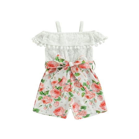 TheFound Toddler Infant Baby Girls Romper Leopard Floral Print Pom Pom Jumpsuit Playsuit Summer Clothes
TheFound Toddler Infant Baby Girls Romper Leopard Floral Print Pom Pom Jumpsuit Playsuit Summer Clothes