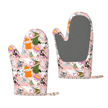 Junzan Cartoon Halloween for Oven Mitts 2 Piece Set BBQ Gloves Grilling Gloves Heat Resistant Oven Gloves Kitchen Silicone Oven Mitts for Barbecue/Cooking/Baking
Junzan Cartoon Halloween for Oven Mitts 2 Piece Set BBQ Gloves Grilling Gloves Heat Resistant Oven Gloves Kitchen Silicone Oven Mitts for Barbecue/Cooking/Baking