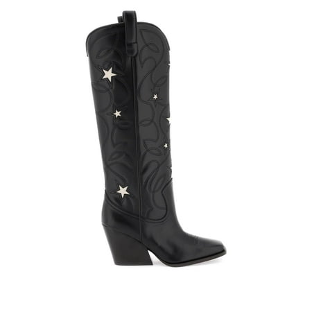 Stella Mccartney Texan Boots With Star Embroidery Women