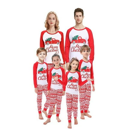 Suanret Christmas Family Pajamas Merry Christmas Letter Print Long-Sleeve Tops with Pants Suit for Mom Dad Kids
Suanret Christmas Family Pajamas Merry Christmas Letter Print Long-Sleeve Tops with Pants Suit for Mom Dad Kids