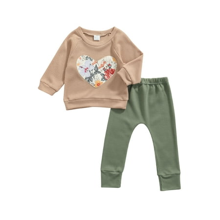 Gwiyeopda Toddler Baby Girl Kids Long Sleeve Heart T-shirt Tops Long Pants Valentines Day Outfits
Gwiyeopda Toddler Baby Girl Kids Long Sleeve Heart T-shirt Tops Long Pants Valentines Day Outfits