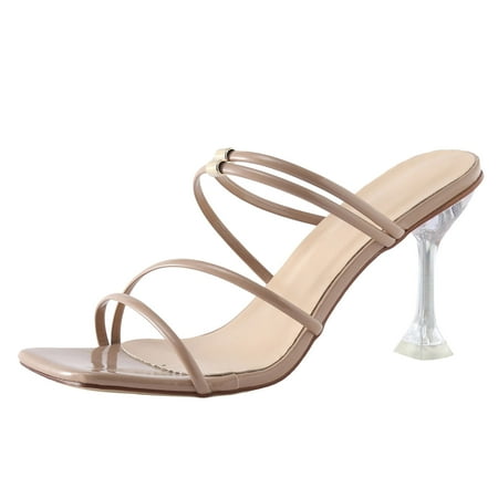 Fsqjgq Heeled Sandals for Women Fashion Summer Women Sandals High Heels Party Square Toe Peep Toe Slip On Solid Color Simple Design Comfortable Womens Shoes Low Heel Sandals Pink 40
Fsqjgq Heeled Sandals for Women Fashion Summer Women Sandals High Heels Party Square Toe Peep Toe Slip On Solid Color Simple Design Comfortable Womens Shoes Low Heel Sandals Pink 40