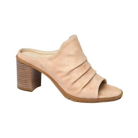 The Flexx Aim To Pleat Mules Rose Gold Aurora
