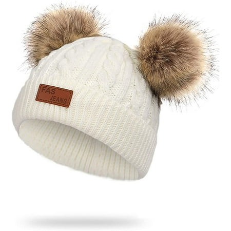 ZOELNIC Toddler Infant Kids Baby Winter Warm Knit Hat Unisex Boys Girls Crochet Fur Hairball Beanie Pom Pom Cap White
ZOELNIC Toddler Infant Kids Baby Winter Warm Knit Hat Unisex Boys Girls Crochet Fur Hairball Beanie Pom Pom Cap White