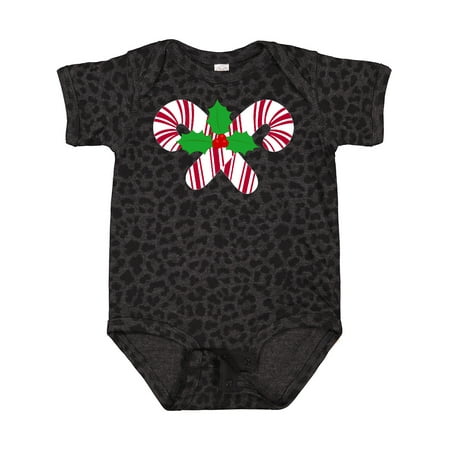 Inktastic Candy Canes and Holly Christmas Gift Baby Boy or Baby Girl Bodysuit