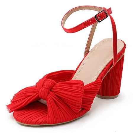 2022 New Fashion Summer Solid Sandals High Chunky Heels Open Toe Big Size 43 Butterfly Knot Elegant Weeding Party Women Shoes
2022 New Fashion Summer Solid Sandals High Chunky Heels Open Toe Big Size 43 Butterfly Knot Elegant Weeding Party Women Shoes