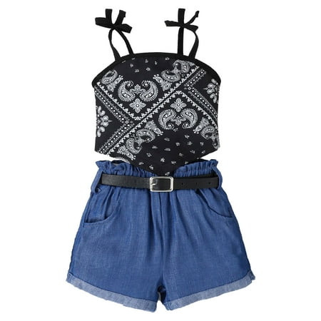 Dress for Girls Romper for Baby Girl 12 Months Summer Sleeveless Prints Tops Shorts Two Piece Outfits Set for Kids Clothes
Dress for Girls Romper for Baby Girl 12 Months Summer Sleeveless Prints Tops Shorts Two Piece Outfits Set for Kids Clothes