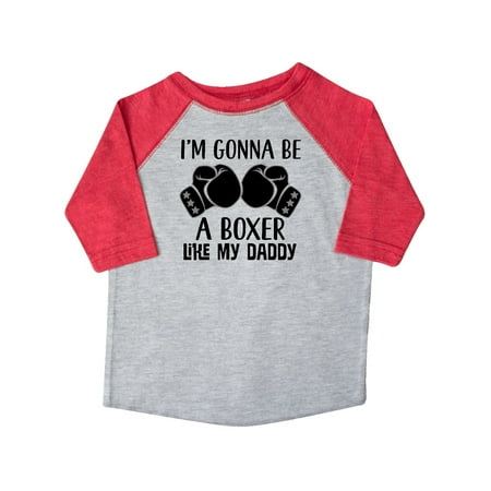 Inktastic Boxer Like Daddy Boxing Gift Toddler Boy or Toddler Girl T-Shirt