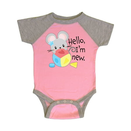 Inktastic Hello I m New Cute Shy Mouse with Toy Gift Baby Boy or Baby Girl Bodysuit
Inktastic Hello I m New Cute Shy Mouse with Toy Gift Baby Boy or Baby Girl Bodysuit