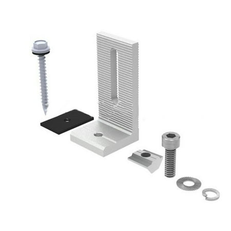 4Pcs Solar Panel Mounting L Brackets Lightweight Aluminum for Sloped Pitched Roof
4Pcs Solar Panel Mounting L Brackets Lightweight Aluminum for Sloped Pitched Roof