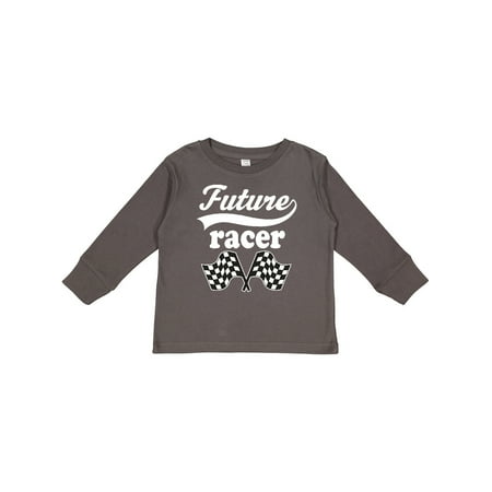 Inktastic Future Racer Car Racing Gift Toddler Boy or Toddler Girl Long Sleeve T-Shirt
