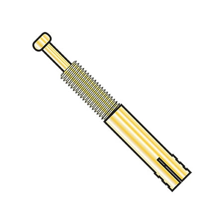 3/8X2 3/8 Expansion Pin Anchor Zinc Yellow (Pack Qty 100) BC-3738AEP