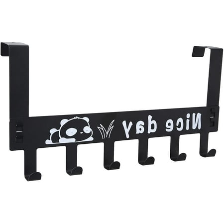 HLONK Over The Door Hook Hanger - Bathroom Towel Racks Wall Mount Hooks Organizer Rack with 6 Hooks Heavy - Duty Organizer for Coat Towel Bag Robe Sturdy Anti-Rust Black
HLONK Over The Door Hook Hanger - Bathroom Towel Racks Wall Mount Hooks Organizer Rack with 6 Hooks Heavy - Duty Organizer for Coat Towel Bag Robe Sturdy Anti-Rust Black