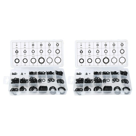 2 Boxes of Rubber Grommet Assortment Kit Electrical Gasket for Wire Plug and Cable(Black)
2 Boxes of Rubber Grommet Assortment Kit Electrical Gasket for Wire Plug and Cable(Black)