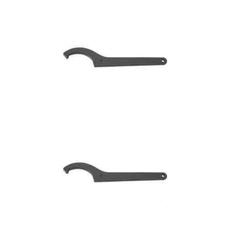 2 Pack Adjustable Hook Wrench C Spanner Tool Steel Key Hand Tools for Nuts Bolts