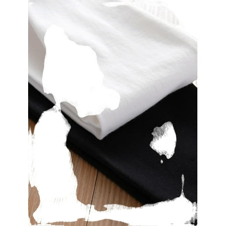 2pcs Solid Regular Black and White Toddler Girls Leggings (Girl s)