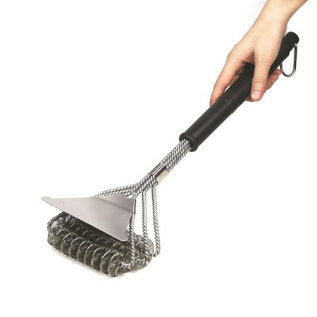 Hfyihgf 3 in 1 BBQ Cleaner Grill Brush and Scraper 17in Safety Bristle-Free Grill Brush
Hfyihgf 3 in 1 BBQ Cleaner Grill Brush and Scraper 17in Safety Bristle-Free Grill Brush