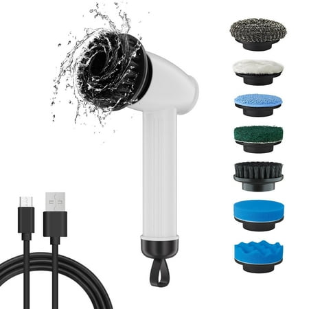Hand Brushes for Cleaning Carpet Handheld Rotate Scrubber Scrubber for Cleaning with Replaceable Heads Cleaning Brush for Bathroom Floor Cleaning Brush
Hand Brushes for Cleaning Carpet Handheld Rotate Scrubber Scrubber for Cleaning with Replaceable Heads Cleaning Brush for Bathroom Floor Cleaning Brush