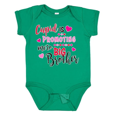 Inktastic Cupid is Promoting Me to Big Brother Gift Baby Boy Bodysuit