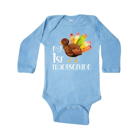 Inktastic My 1st Thanksgiving Cute Baby Turkey Gift Baby Boy or Baby Girl Long Sleeve Bodysuit
Inktastic My 1st Thanksgiving Cute Baby Turkey Gift Baby Boy or Baby Girl Long Sleeve Bodysuit