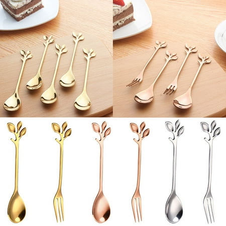 Pengpengfang Leaf Shape Handlle Coffee Spoon Dessert Scoop Fork Tablewear Kitchen Accessories
Pengpengfang Leaf Shape Handlle Coffee Spoon Dessert Scoop Fork Tablewear Kitchen Accessories