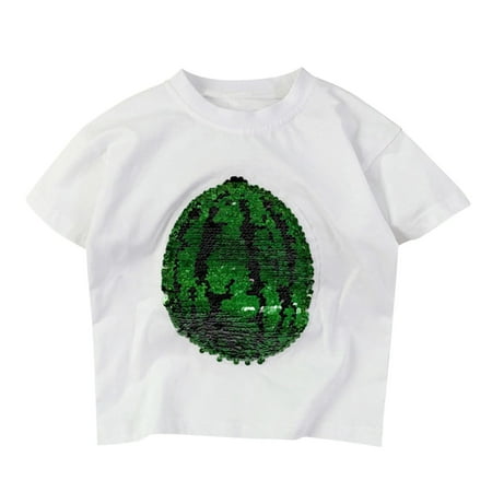 Zlekejiko Toddler Kids Baby Boys Girls Gifts For Children Changing Flip Sequins T Shirt Watermelon Tops Short Sleeve Summer Clothes Toddler Girls Shirt Girl Clothes
Zlekejiko Toddler Kids Baby Boys Girls Gifts For Children Changing Flip Sequins T Shirt Watermelon Tops Short Sleeve Summer Clothes Toddler Girls Shirt Girl Clothes