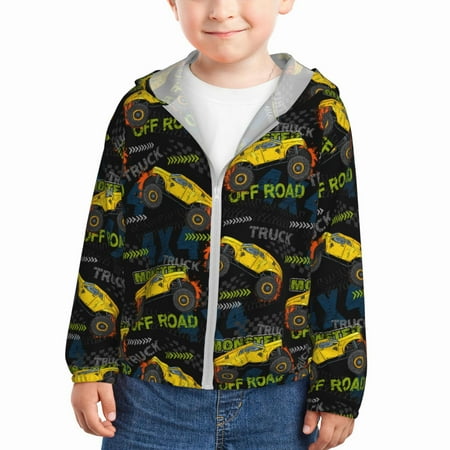 Sun Hoodie for Kids Monster Truck1 Long Sleeve Swim Fishing Shirts Sun Protection Zip Up Jacket Clothing Athletic Hoodie
Sun Hoodie for Kids Monster Truck1 Long Sleeve Swim Fishing Shirts Sun Protection Zip Up Jacket Clothing Athletic Hoodie