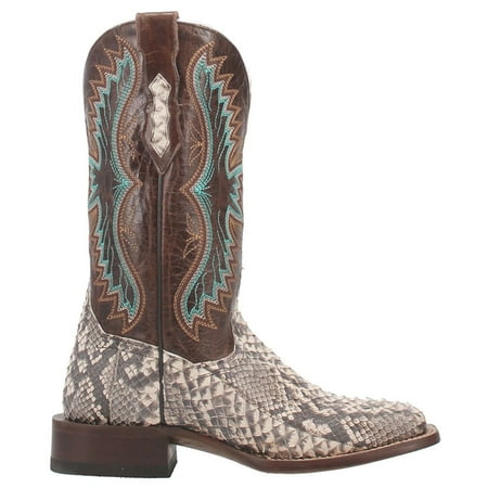 Dan Post Boots Womens Rynna Snake Square Toe Boots Mid Calf Low Heel 1-2