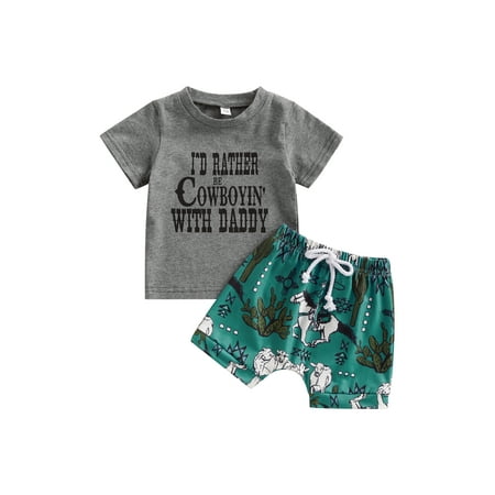 Baby Boys Shorts Set Short Sleeve Letters Print T-shirt with Animal Print Shorts Summer Outfit
Baby Boys Shorts Set Short Sleeve Letters Print T-shirt with Animal Print Shorts Summer Outfit