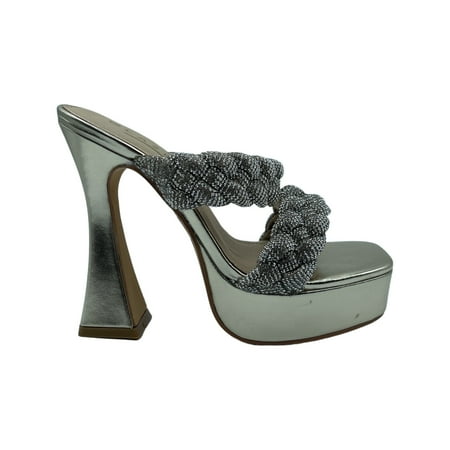 Glaze Women s Square Open Toe Platform Bennie-2 Gold SIZE 6