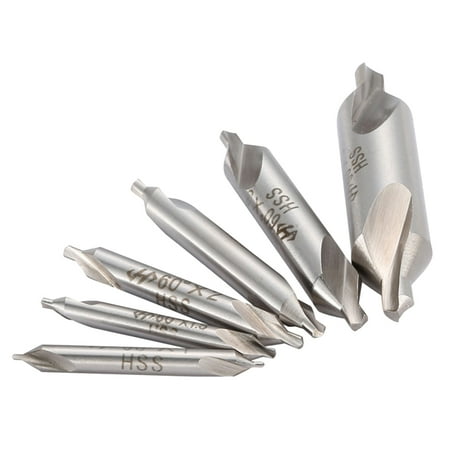 6 Pcs HSS Center Drills Countersink Bit Spotting Drill Bit Industrial Tools (Silver)
6 Pcs HSS Center Drills Countersink Bit Spotting Drill Bit Industrial Tools (Silver)